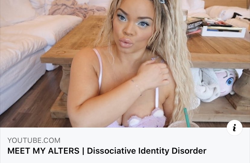 cb2k19's tweet photo. from someone who actually has been clinically diagnosed and suffers from a personality disorder
this is not cute or trendy or okay at ALL
mental disorders shouldn’t be on your list of ideas for your new video next week 
fuck trisha paytas https://t.co/fn7GTily52