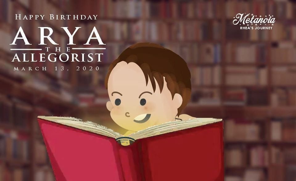 metanoia_rhea's tweet photo. Happy birthday, Arya the Allegorist; the only human character in Metanoia! May you get to travel more worlds and tell more stories through what you've read, heard, and seen!
Arya belongs to @zamanreaksi.
#AryatheAllegorist #MetanoiaProject #Metanoia #MetanoiaBirthday #fantasy https://t.co/r1JgZ5uDLh