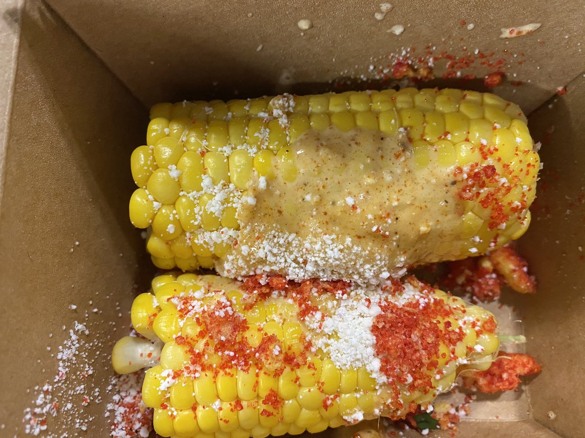 pamelaloving's tweet photo. Y’all tacos and Mexican corn for the win. #soultaco #RVA #JacksonWard https://t.co/IcRdCuaIfo