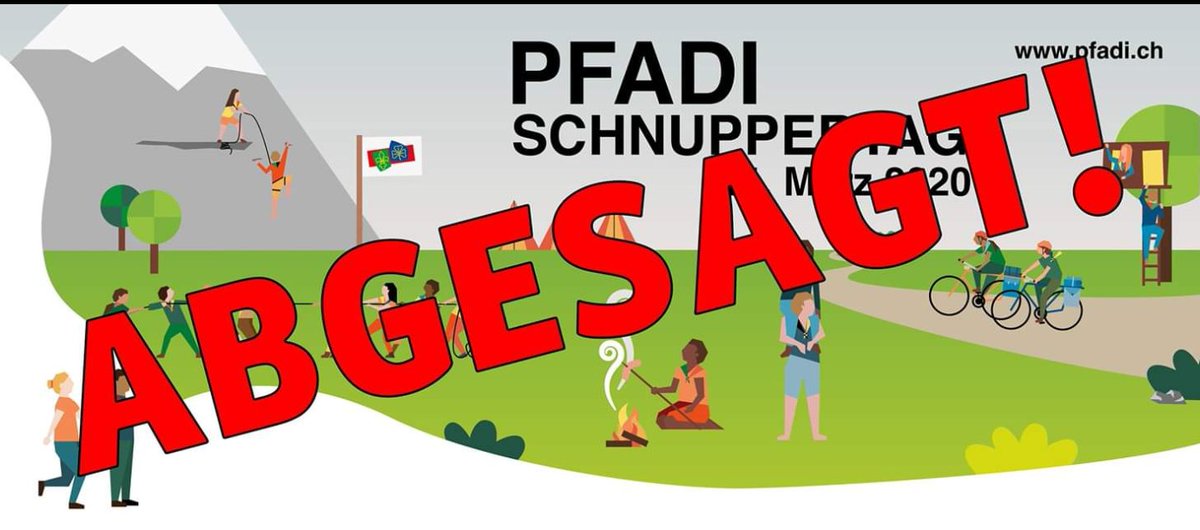 Der_Test97's tweet image. #Pfadi #schnuppernachmittag #abgesagt