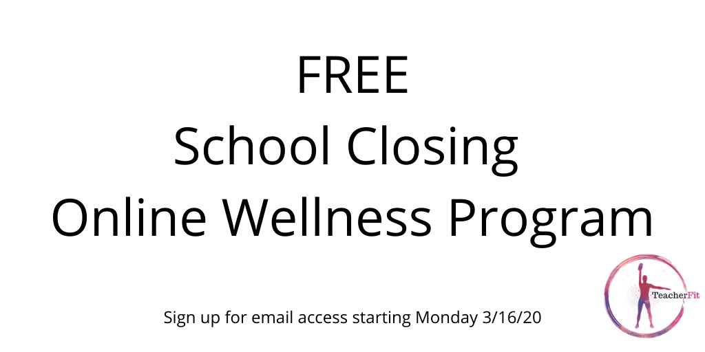 TeacherFit_'s tweet photo. Schools around the world are closing due to Coronavirus. We want to be a part of the solution for our educators. Use the link below to gain FREE email access to our mindfulness, fitness, yoga, and nutrition programs during this stressful time. https://t.co/9uF0SNogCj https://t.co/9zeYpuGOSj