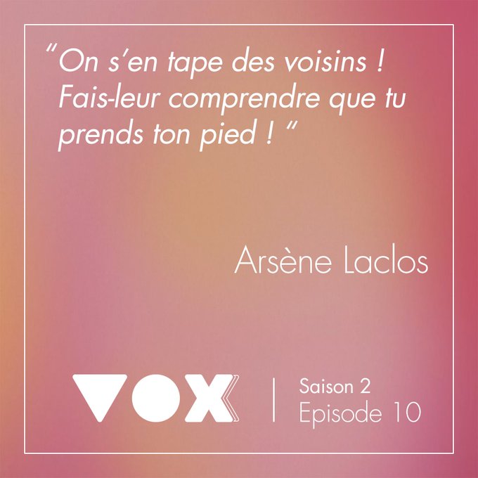 Tout de suite, maintenant. 😈&Eacute;pisode &eacute;crit par Wilhem et @Olympe_De_G, interpr&eacute;t&eacute; par Ars&egrave;ne Laclos, r&eacute;alis&eacute;