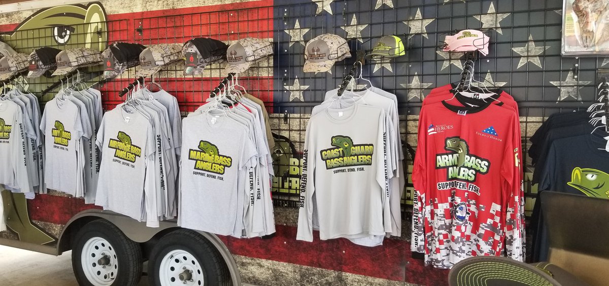 ArmyBassAnglers's tweet photo. Be sure to drop by the Cypress Bend Park, in Many, LA @ the 2020 TOBI. The cast &amp; crew from WFNs hit TV Show #StrikeKings #FORCEonFORCE are on sight supporting the TOBI &amp; Texas Children's Hospital. Get your #CoalitionGear--HOOAH! #TCH #2020TOBI 
@Lews_Fishing @G2Gemini https://t.co/g83FGEkjtW