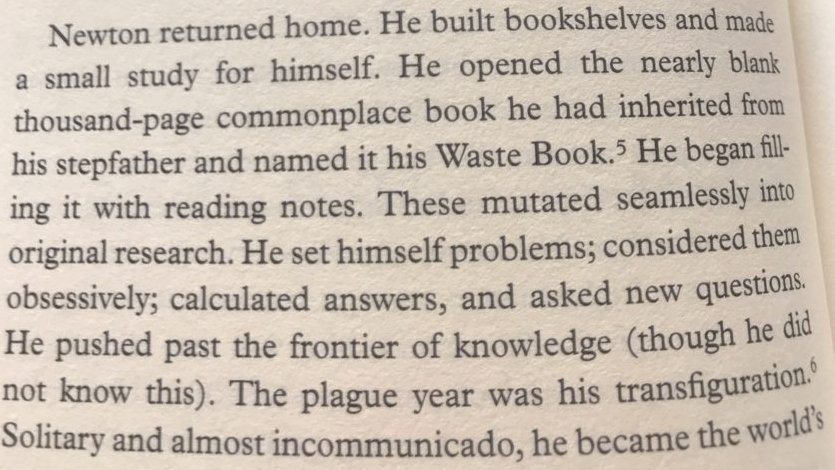 SeanAmmirati's tweet photo. Fascinating (&amp; timely) post today from @teppercmu  Prof Sridhar Tayur "What would Newton do?" ... turns out Isaac Newton created Calculus while Cambridge was closed for the plague of 1665 - 67 https://t.co/FzsuuqJgwO https://t.co/DTi63VZdVf