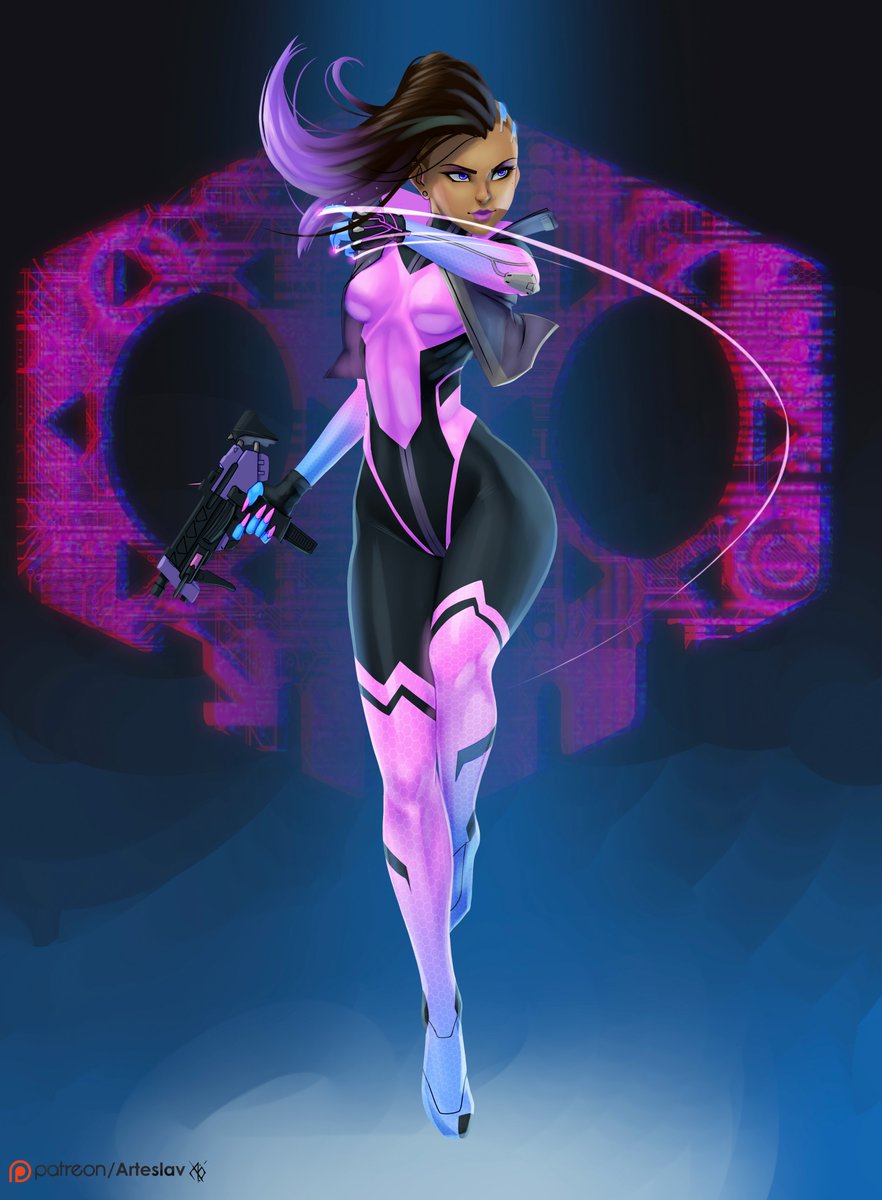 arteslav's tweet photo. #art #artwork #digital #digitalart #digitalartist #painting #illustration #character #concept #female #girl #followback #creepy #portrait #sketch  #conceptart #concept #sexy #sombra #overwatch https://t.co/D1ThusTT7u