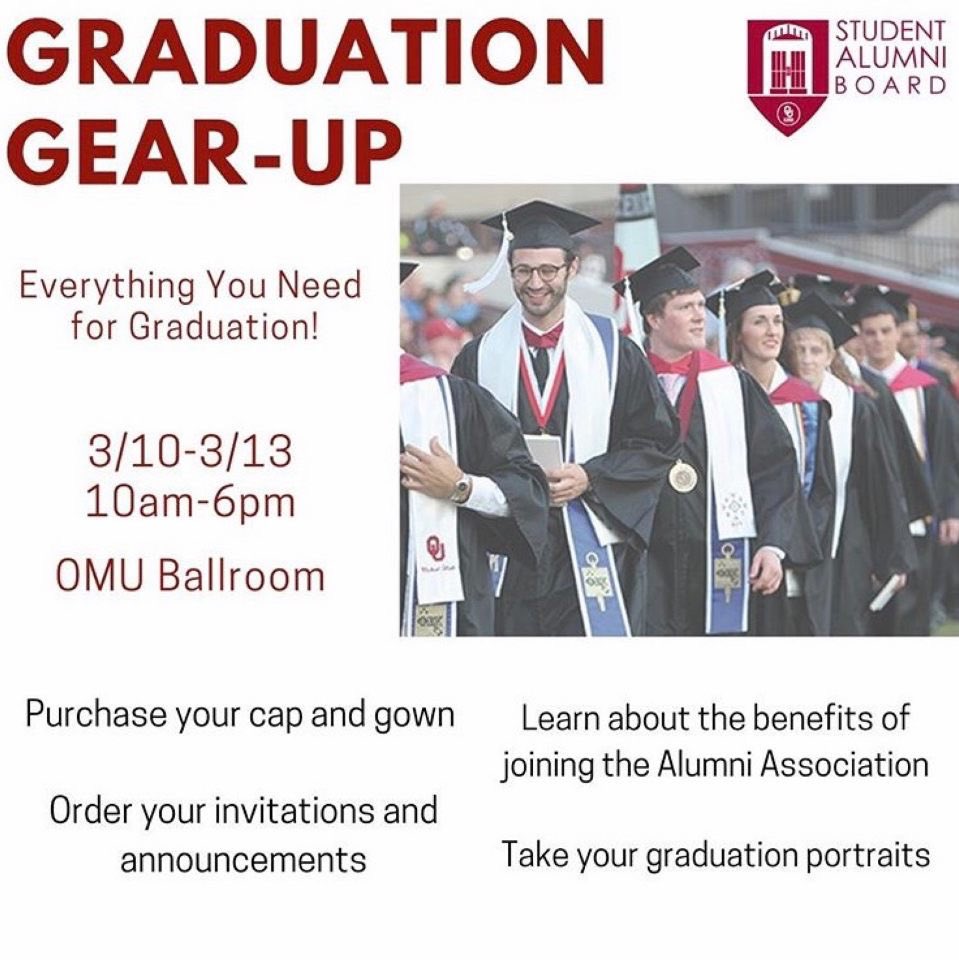 OU_2020's tweet image. Today is the last day of Graduation Gear-Up! Have you purchased your grad gear? 🎓