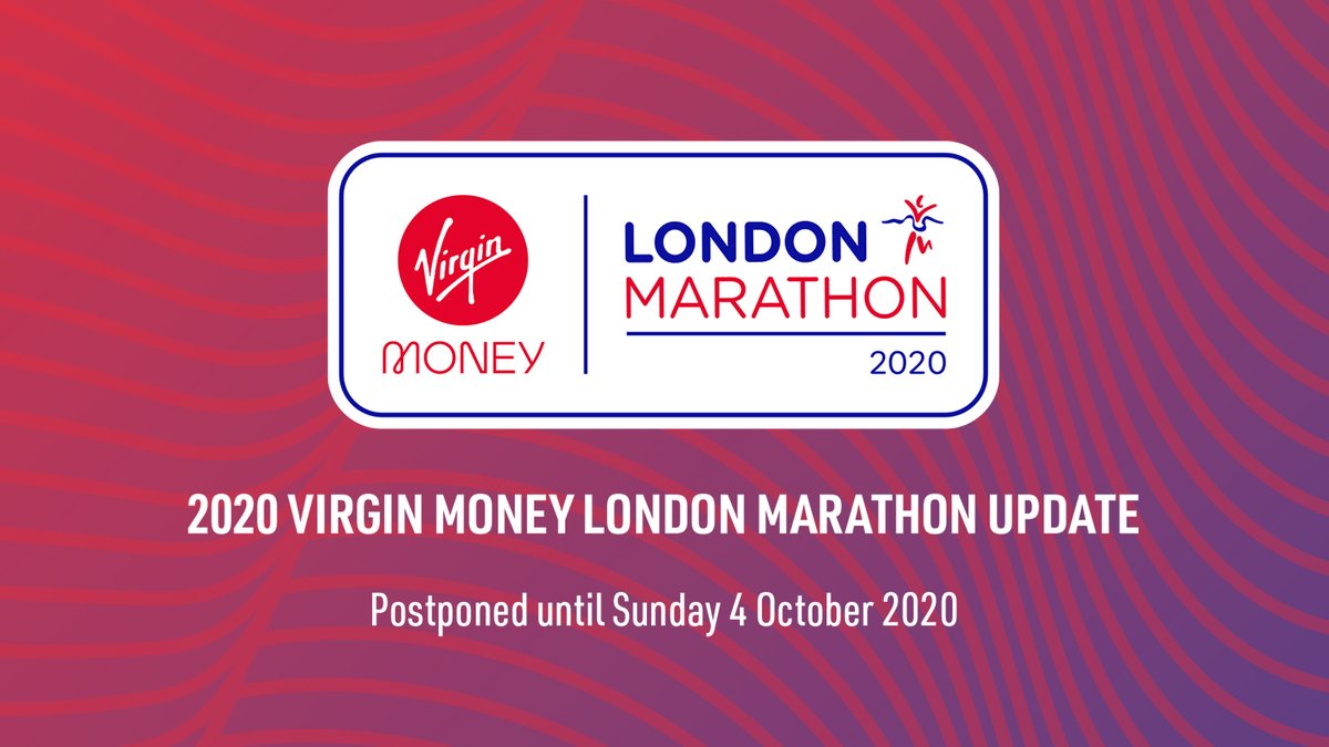 Image result for london marathon postponed twitter