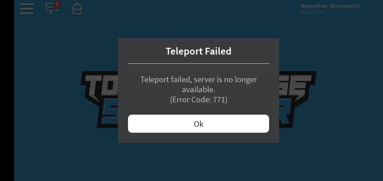Belownatural On Twitter I M Getting Reports That Roblox Teleport Service Is Down Not Even A Surprise Anymore