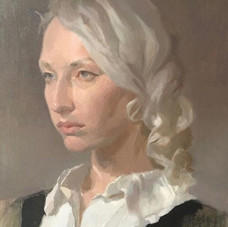 LondonAtelier's tweet photo. This wonderful portrait of model @mankoomanko1 was painted with a limited palette by former #LARA tutor @anastasia_pollard. #contemporaryrealism #atelier #artist #art #fromlife #portrait #sightsize #drawing #ArtSchool #Clapham #Atelier #AtelierMethod #representationalart https://t.co/e1LqXjHd0q