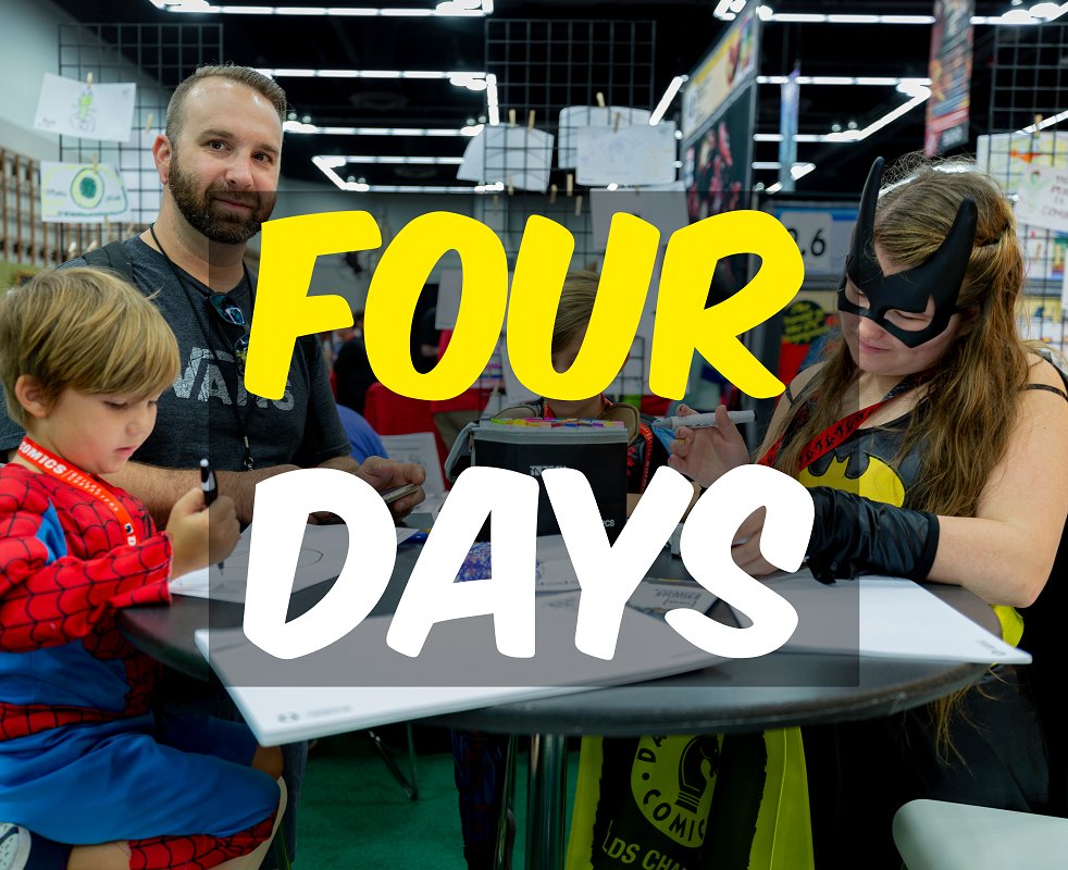 RoseCityCC's tweet photo. FOUR MORE DAYS until #RoseCityComicCon Early Bird tickets are available for your purchasing pleasure. Sign up for the newsletter and never miss an update! https://t.co/fGG8UHG2sc #RCCC20 https://t.co/H11RsbXeZB
