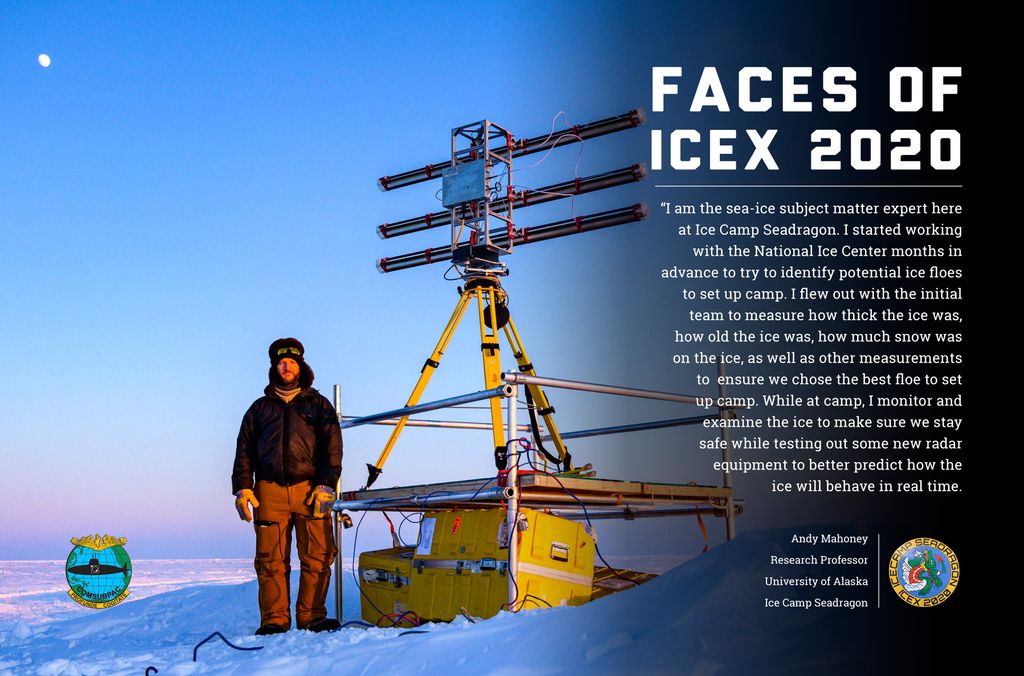 PacificSubs's tweet photo. #FacesofICEX2020: Recognizing ICEX Warfighters! #ICEX2020 allows us the opportunity to test new technologies that help us to better understand the changing #Arctic environment. #NavyPartnerships #USNavy #NavyReadiness #ArcticExercise #Submarines #IceExercise #IceCampSeadragon https://t.co/HgPpHEibKf