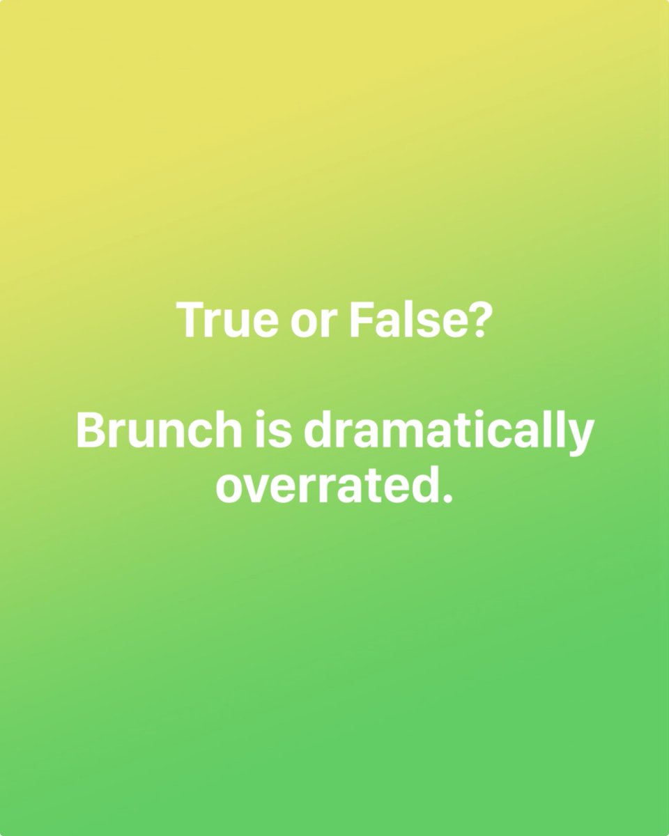 Yay 👍?⁣

Nay 👎?⁣

Which??