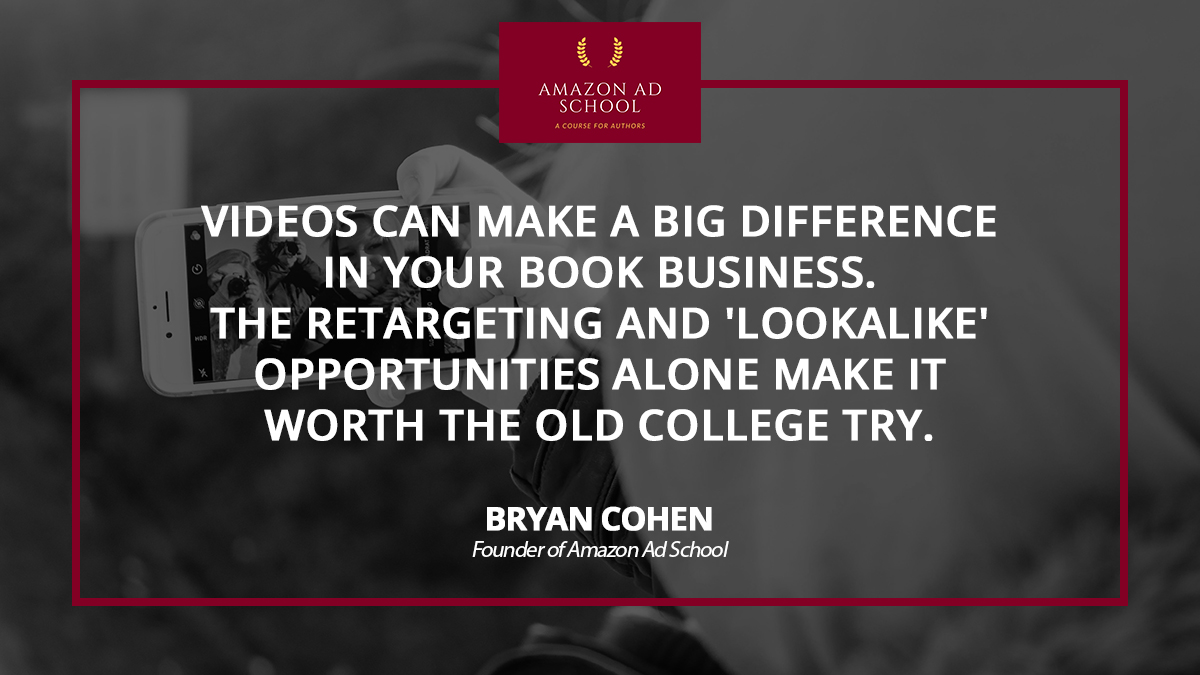 If you’re not making videos for your readers, are you missing out on other advertising options? Possibly. Just keep in mind. The more you do, the better you'll get! 
 #indieauthorsoftwitter #bookmarketing #authors #marketing #amazonkdp #selfpublishing #amazonadvertising
