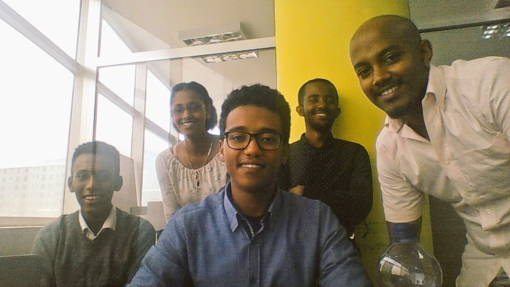 Armon33481461's tweet photo. 5: Couldn't resist to say a formal goodbye to my colleagues Today.Similar to WebSprix's fiber-based Internet, this week went by the speed of light. These five days have taught me so much about a work experience.Thank you @WebSprix_ @SihamCAS @MrDRedmond @ICSAddisHS #ICSintern20 https://t.co/kIFtwpJSJl