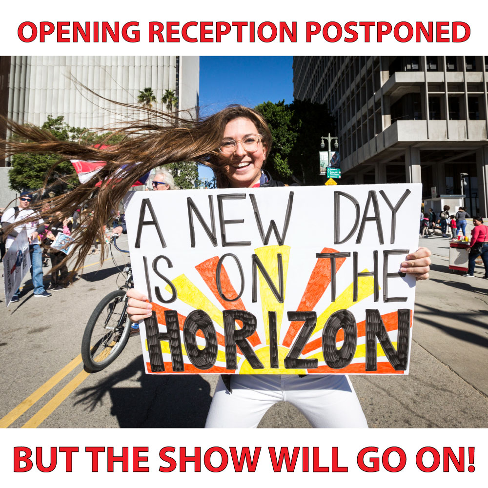 The reception for Suffragette: Photography of the Women’s March LA by Monica Orozco planned for March 14 has been postponed. The exhibition will be available for viewing in the Norris Gallery at PVAC from March 13 to May 23, 2020.