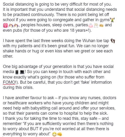 CHFIreland's tweet photo. Read this wonderful, common sense message from @TempleStreetHos Consultant Craniofacial Surgeon Mr. Dylan Murray. A fantastic message for children that explains what COVID-19 is &amp; the steps they can take to protect their loved ones. #selfisolationhelp #IrelandLockdown https://t.co/14RusYaDsW