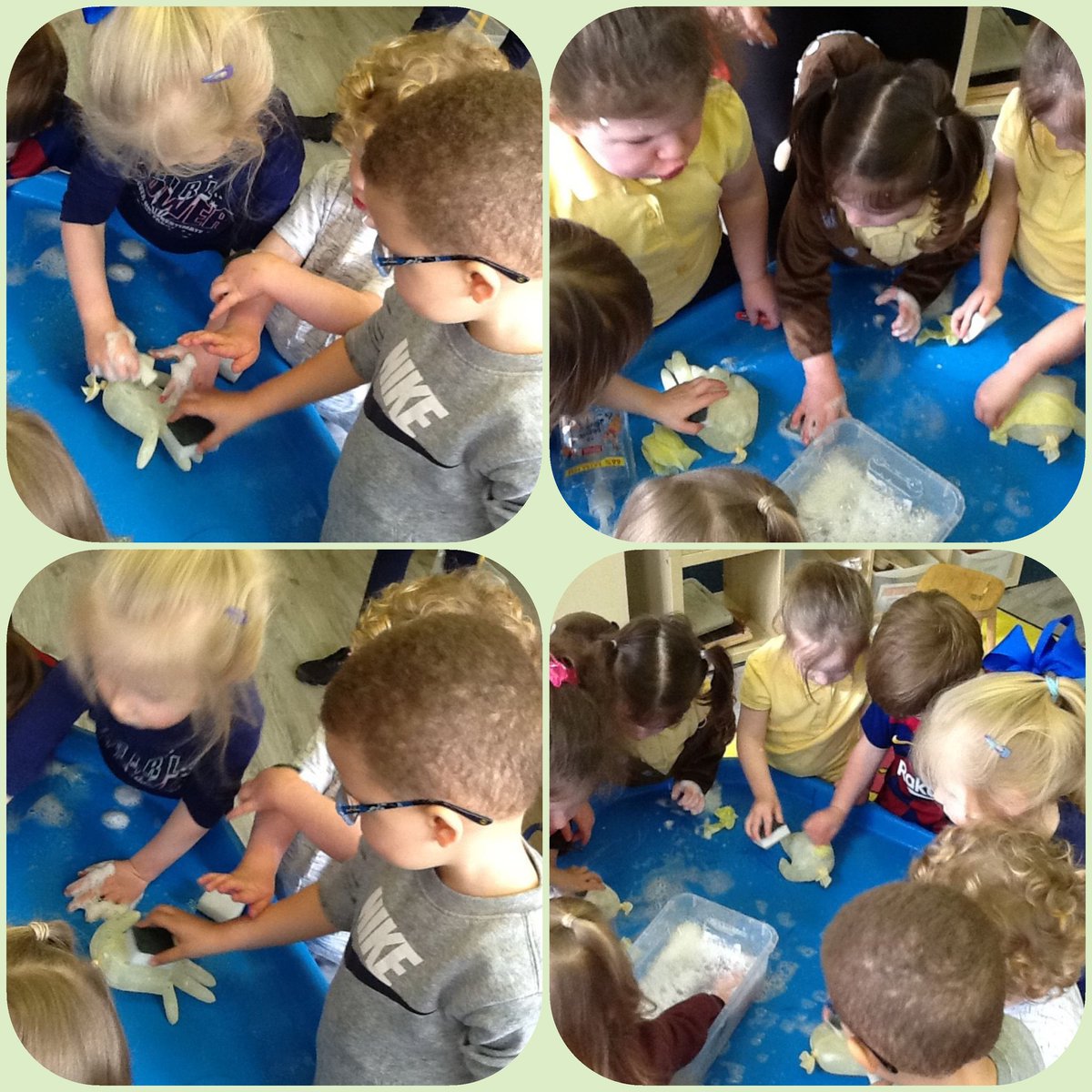 #Clubmoor 
#MightyOaks 
Even though our children follow a good hygiene hand routine they have been spoken to in more depth about the importance of washing your hands and washing germs away!! 
💦✋💦🤗💦🙌💦🖐💦