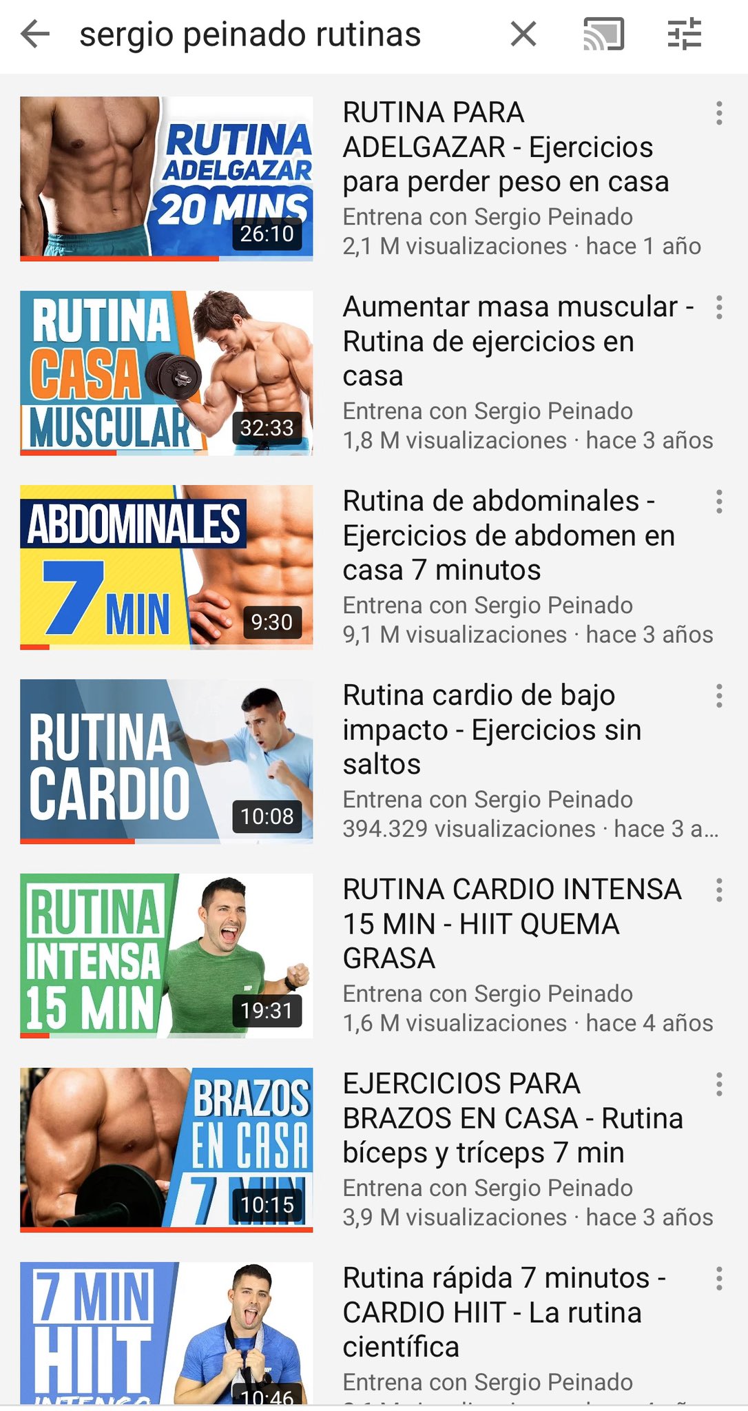 Sergio Peinado on Twitter Para los que os han cerrado gimnasios o tengáis  que permanecer en casa os dejo varias rutinas para que podais seguir  haciendo ejercicio en casa Mucho ánimo 