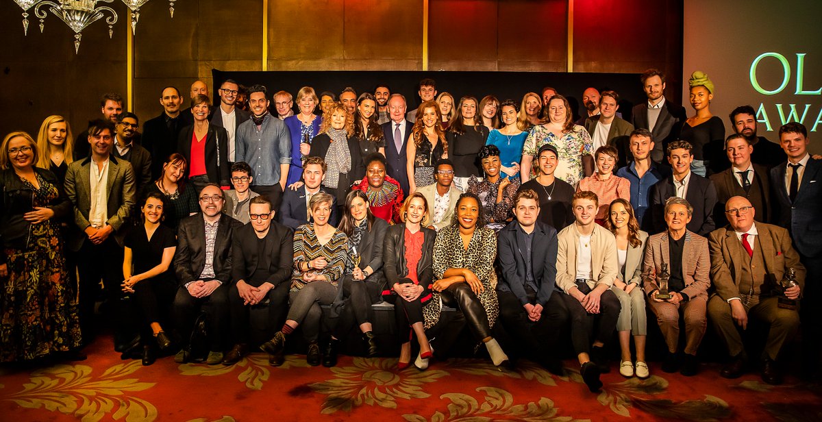 OlivierAwards's tweet photo. We've had a fantastic afternoon celebrating the nominees of the Olivier Awards 2020. Here's just a few of the fabulous bunch! #OlivierAwards https://t.co/aT6ACr3x6x