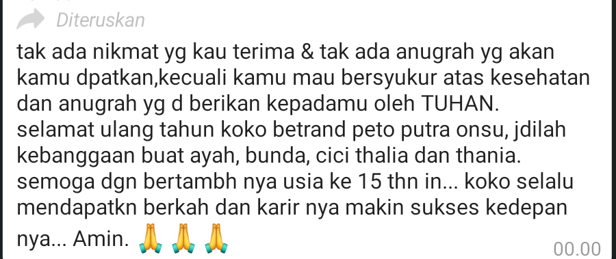 Onyonuna's tweet photo. #BirthdaySinyo #betrandpetoputraonsu 💜💜💜 love you so much nyooo.. anak baik akan selalu dicintai dan disayangi semua orang https://t.co/Y4cTSzoaru