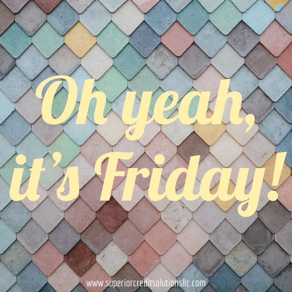 getitwithcredit's tweet image. Happy Friday, Ladies and Gents! What&apos;s your plan for the weekend?