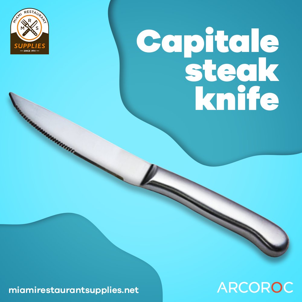 Elegant and old fashion, yet sturdy, this knife gives your table just what it needs.
.
.
.
#RestaurantSupplies #ResutaurantUtensils #Miami #RestaurantsInMiami #KitchenMustHaves #Kitchen #MiamiRestaurants #BarSupplies #Restaurant #RestaurantMustHaves #MiamiRestaurantSupplies #MRS