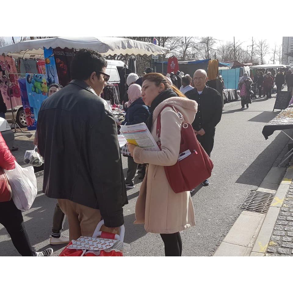 NCR_2020's tweet photo. Dernier marché Wilson pour convaincre sous un soleil radieux et une belle équipe 😊

#NCR #NCR2020
#NousCitoyensRemois
#Reims #Reims2020
#hadhoumbelaredjtunc https://t.co/GEBqtVALOO