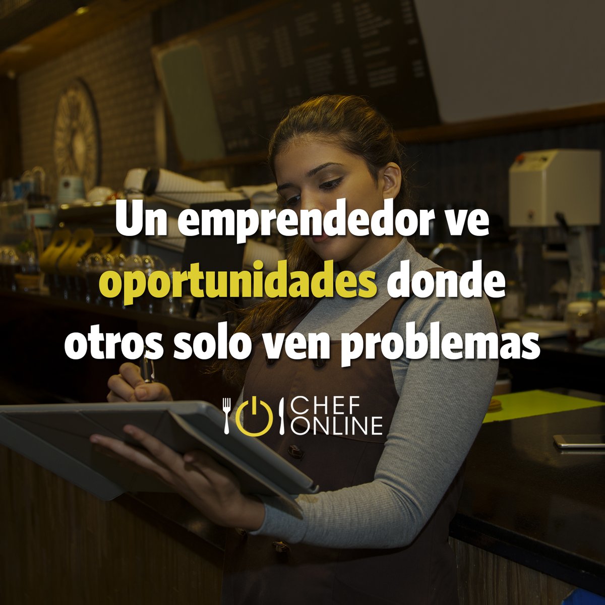 tu_ChefOnline's tweet photo. ¡𝐂𝐡𝐞𝐟𝐎𝐧𝐥𝐢𝐧𝐞! 
#Frasedeldía #Emprendedor #pymes #Entrepreneur https://t.co/d8WNezv8a5