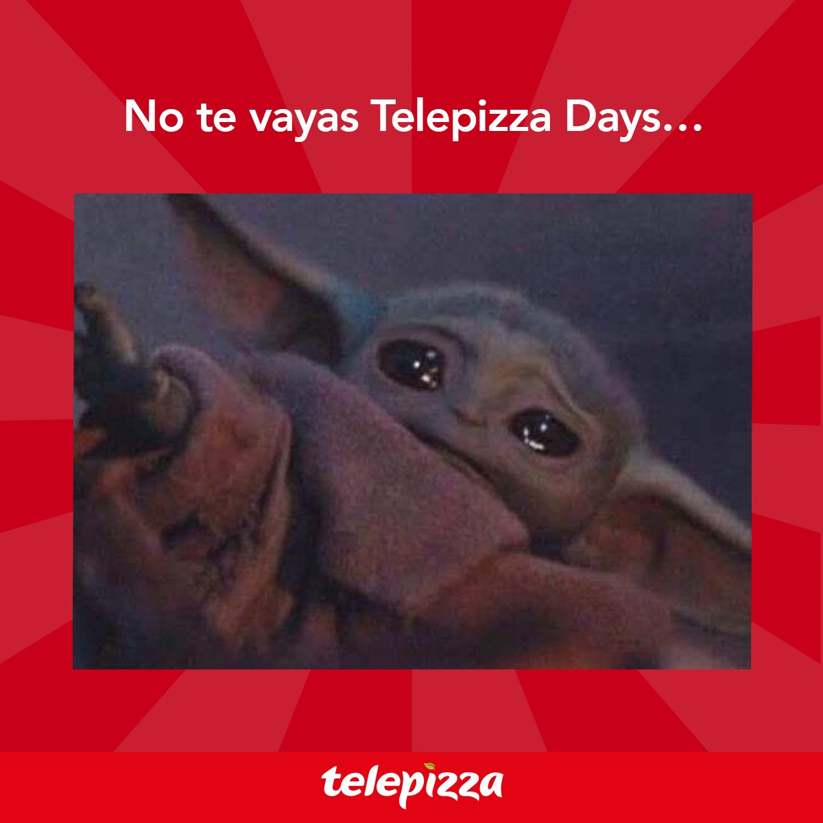 Los momentos tristes llegan cuando menos los esperas. 😱😱🍕En este último día de promo lleva ya nuestra pizza familiar a $4.990.

Ingresa a nuestra web bit.ly/2U4ZnJe y pídela para recoger en local o disfrútala en tu tienda más cercana.