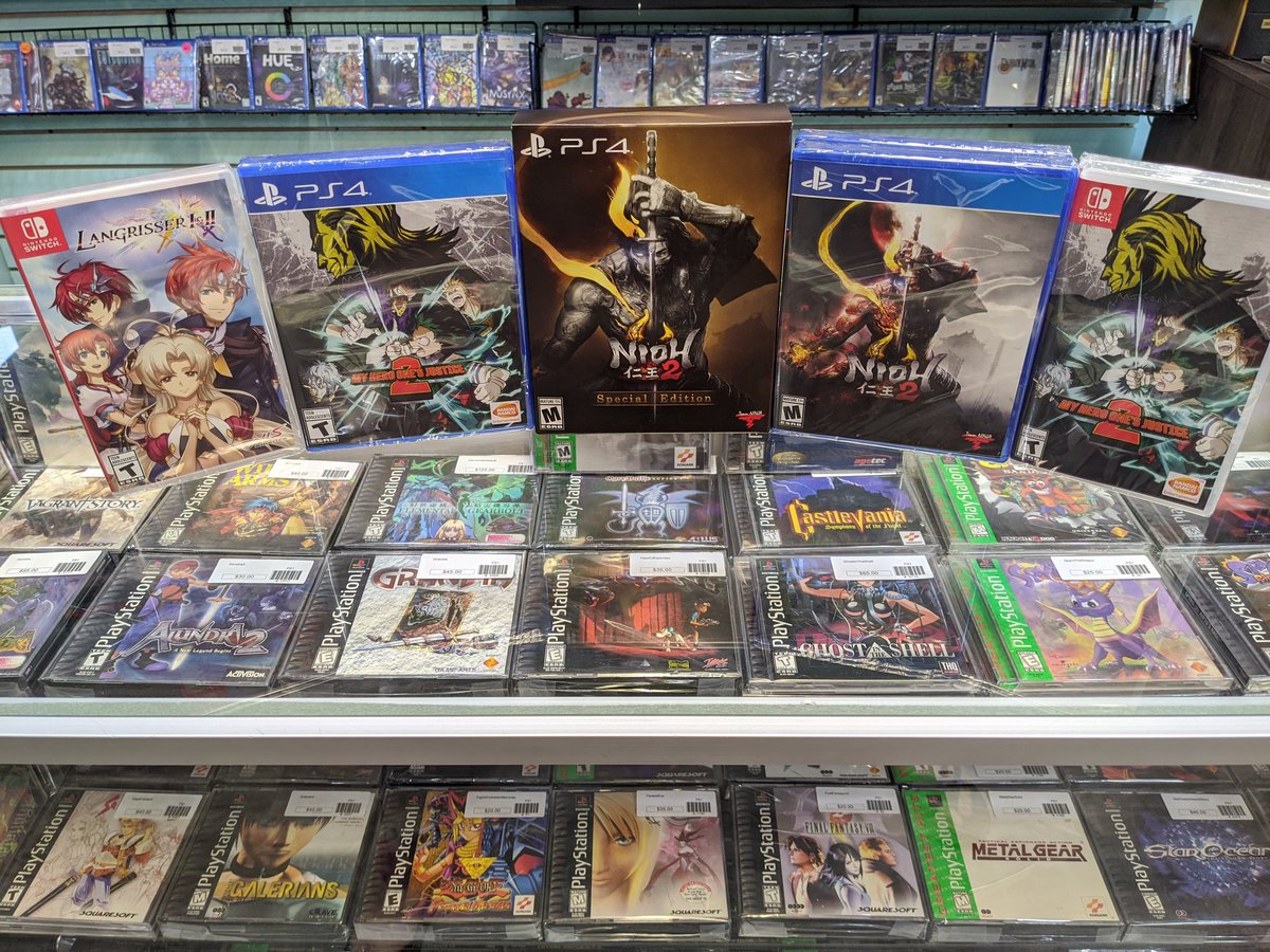 VGTPFlorida's tweet photo. New Switch Games out this week!
#Nioh2 #MyHeroOnesJustice2 #Langrisser1and2
#vgtpflorida #VideoGames #Pensacola #Florida #nintendo #PlayStation #switch #ps4 https://t.co/oNeXPiOyiE