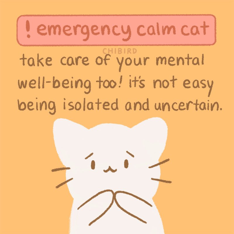 ChibirdArt's tweet photo. (1/2) It can be scary right now with the coronavirus affecting so many of our lives, and I’m sending you all lots of positive and calm energy. Things may be bad, but we will get through it with thoughtful actions and care. Stay safe everyone! 💗 https://t.co/LFOzq7dwK6