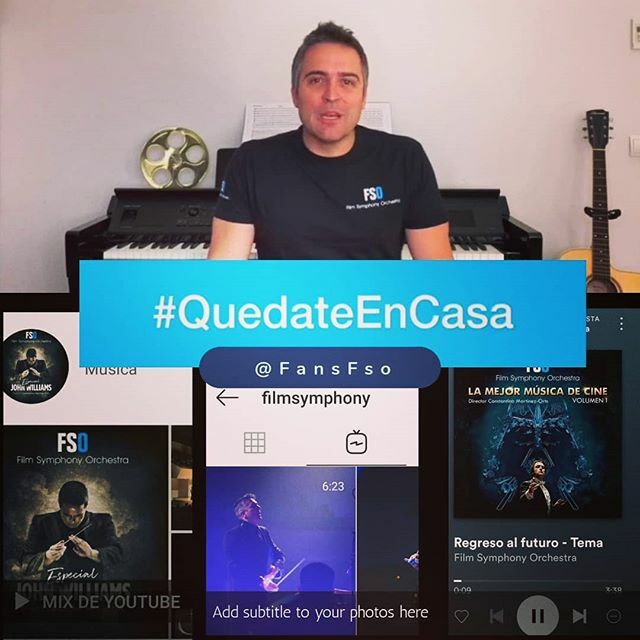 NCapdequi's tweet photo. Gracias @conmaror por tu vídeo...hay que estar en las buenas y en las malas ...todos podemos aportar en estos momentos. Los #fansfso seguiremos aquí a vuestra vuelta para daros un recibimiento de 10 y mientras tanto.....a escuchar y ver a la @filmsymphon… https://t.co/z5EXRteM7l https://t.co/BO2xqBX3Tj