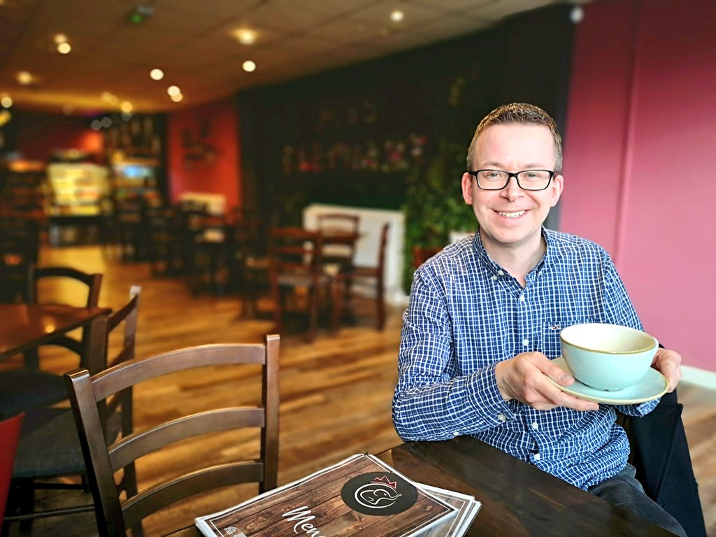 Always good to visit <a href="/MissElephant66/">Miss Elephant</a>! The people I was meeting with previously suggested Costa - it's the obvious and safe choice, after all - but when you have a canny local independent it's great, and important, to support it. Now Miss Elephant has two more fans! 💥