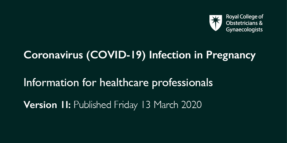 New: Today we have updated our guidance on managing #coronavirus #COVID19 infection in pregnancy. Find out more here: fal.cn/37558