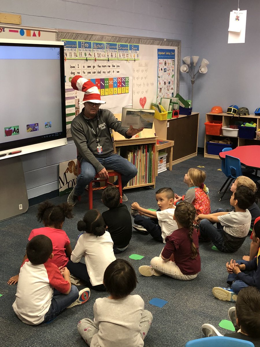 pena_prek's tweet photo. Thank you to everyone that came to read to my class today. Happy Seuss Week!  @NatWilliamsElem https://t.co/9iYdnFMrvp