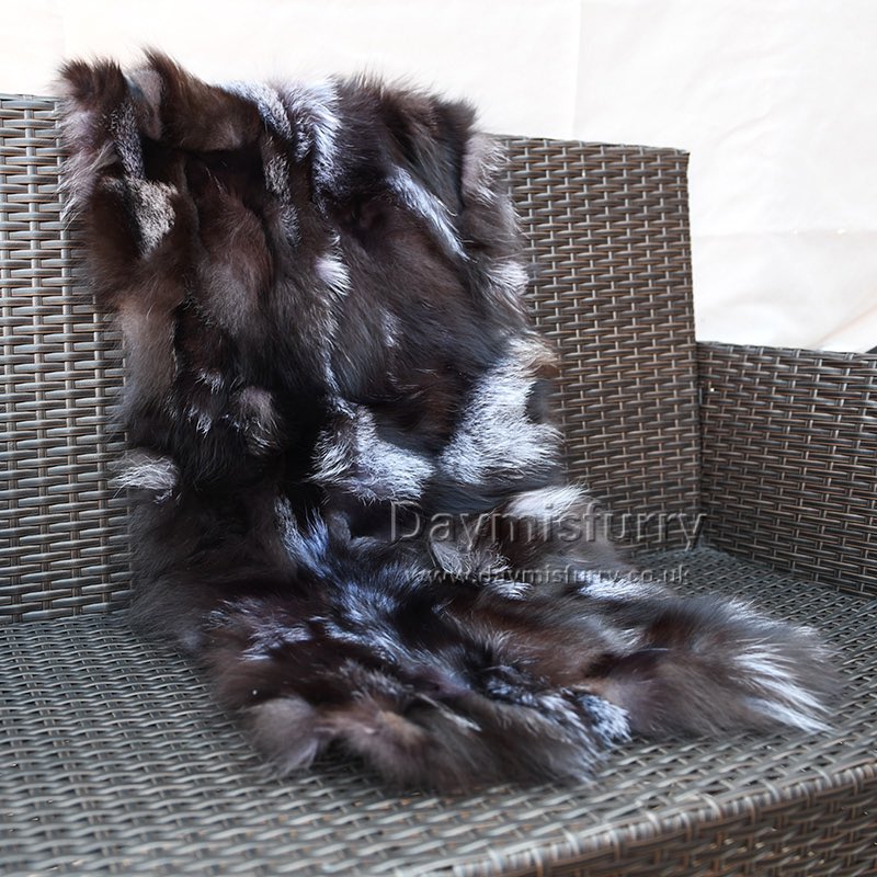 DAYMISFURRY's tweet photo. This silver fox fur is very versatile and can be placed on the floor or on your furniture to create a warm, cosy feeling in your home. #fur #realfur #blanket #blankets #furblanket #rug #furrug #throw #furthrow #sofablanket #livingroomdecor #livingroomstyle #bedroomdecor #furry https://t.co/P5ehiVqViR