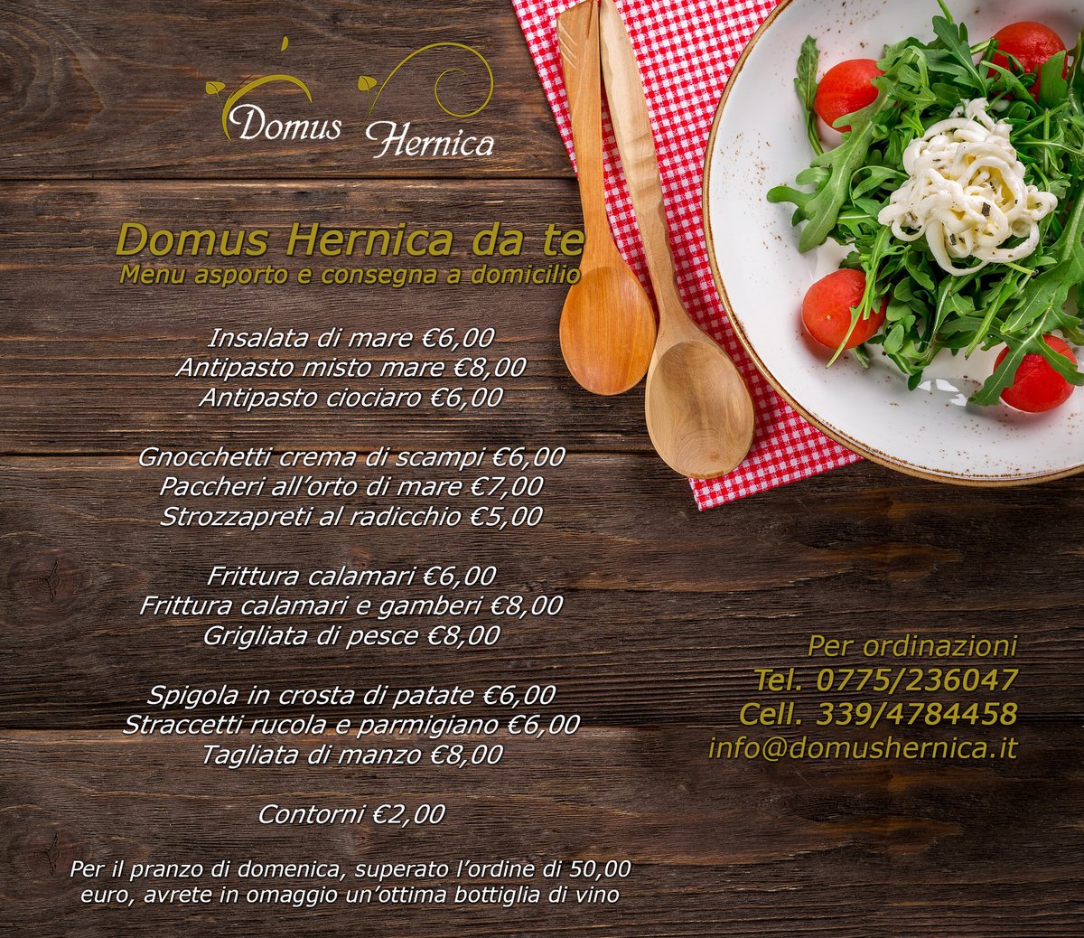 DomusHernica's tweet photo. Asporto con consegna a domicilio per il pranzo domenicale
#andratuttobene #stopcovid19 #StopCoronaVirus  #domushenrica #chefmarioquattrociocchi #veroli #italia https://t.co/rDf1dBxd4j