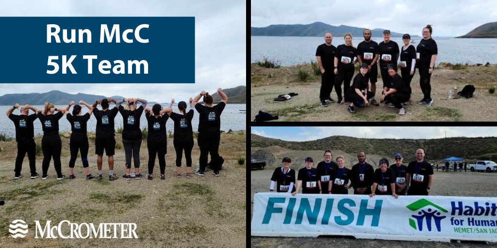 McCrometer's tweet photo. Last Saturday, McCrometer associates ran the 5K benefiting Habitat for Humanity - Hemet/San Jacinto, at Diamond Valley Lake. We're proud to donate to the local cause, sponsor this event, and donate to our community.
#runmcc #HabitatforHumanity #5K #giveback #supportlocal https://t.co/xX7eetA5VM