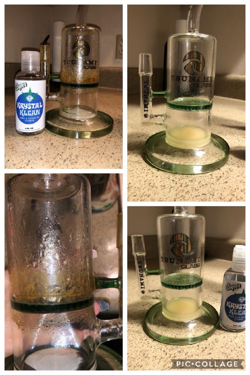 krystalklean_us's tweet photo. Dirty dab rig? Krystal Klean can change that in minutes! Order online #cleanglass #okmmj #okmmjpatient #cannabis #marijuana #dirtybong #cleanglass #krystalklean https://t.co/vR17Xd91nG