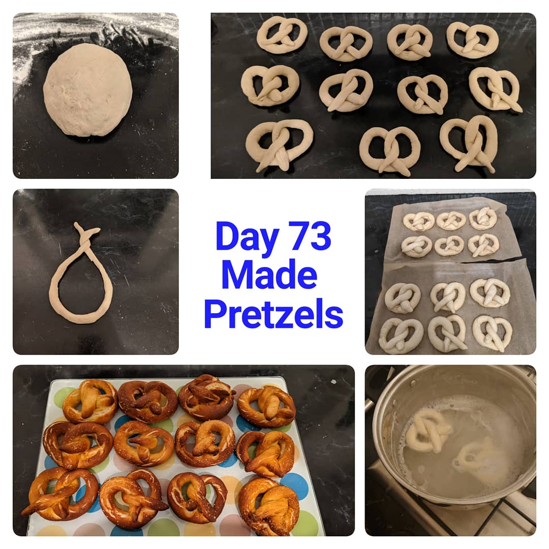 GemPenguin's tweet photo. Day 73 - it's Friday night and I've had a very busy week so I wanted to do something tonight that I could really enjoy. Eating warm salted pretzels has done the trick 😍
Doing something I've never done before everyday in 2020 to raise money for @theCALMzone
#challenge366 https://t.co/KjexKxL8g0