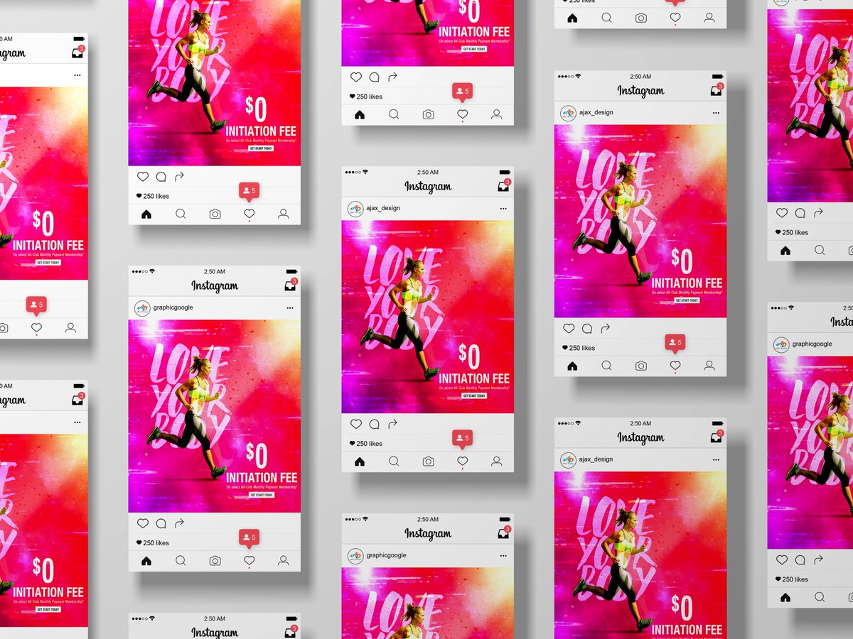 ajax_design's tweet image. Fitness Banner design for Social Media posts.
#twitter #SocialMedia #socialmediamarketing #fiverr #instagram #fitness #fitnessbanner #fitnessmotivation #fitnessgirls
My Portfolio: behance.net/HiArifur
