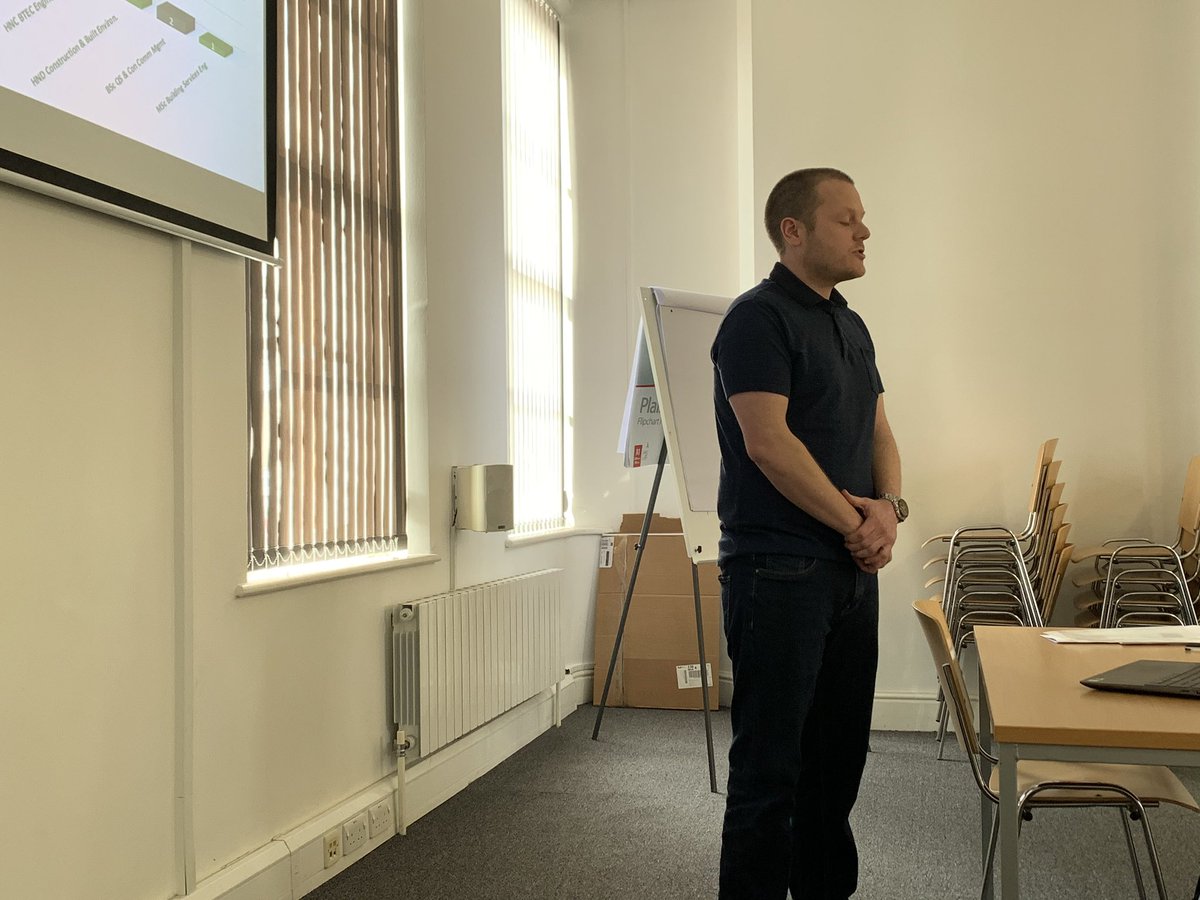 VigourTraining's tweet photo. Not forgetting the other 4 delegates 😀 What an inspirational 2 days.  An incredibly conscientious bunch of professionals at @derry_bs developing their #presentationskills  This group took their feedback, and looked, sounded and felt massively improved. #lovemyjob @bandkbuild https://t.co/CGGnkHOYnS