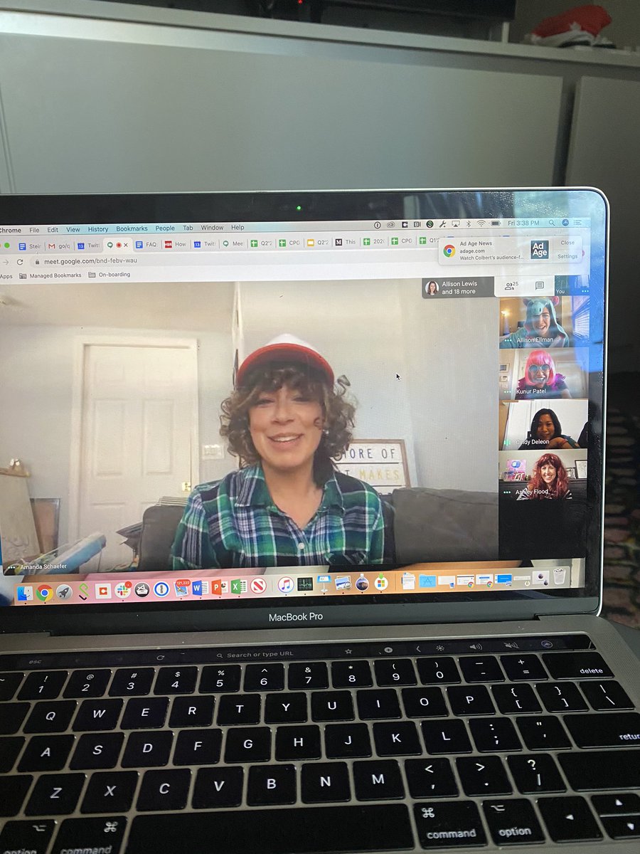 LASNYC1's tweet photo. Silver lining... if it wasn’t for the current situation I wouldn’t be able to say that I’ve been to a virtual happy hour costume party 🍻 #teamCPG (sorry to everyone I missed) https://t.co/KY4X6J96DW