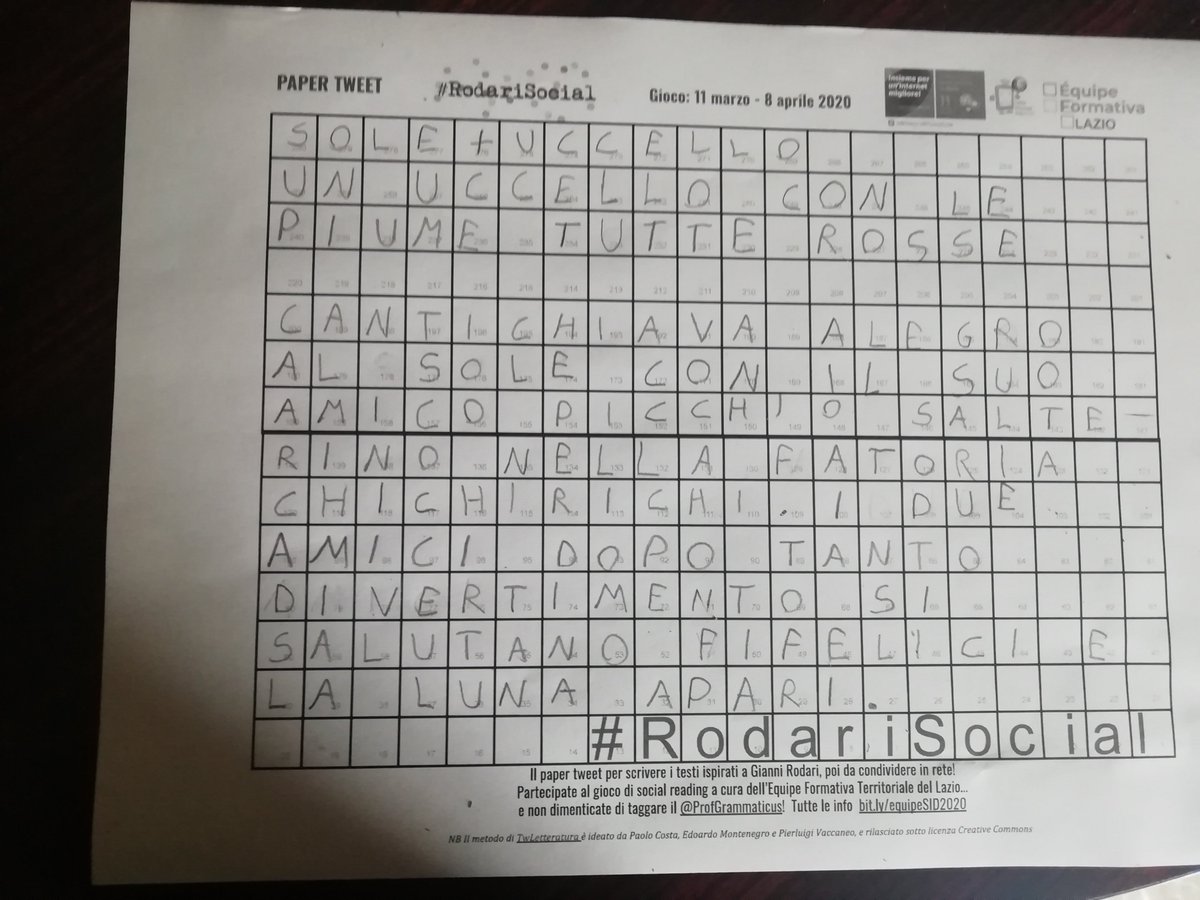 @RodariSocial 
sole+uccello #RodariSocial