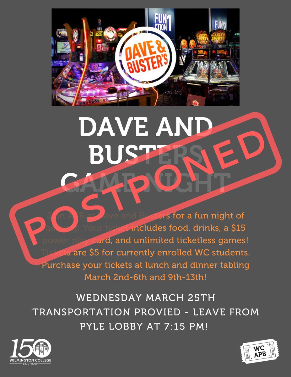 wcapb's tweet image. As of now, all March APB activities have been POSTPONED until further notice due to the campus closure. April activities are still being held as planned! Stay tuned for updates 💚
#WeAreDubC #WCAPB #CampusProgramming