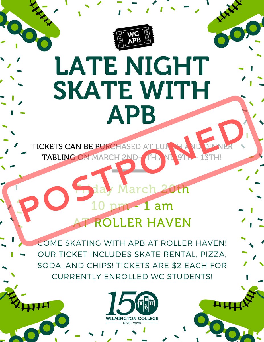 wcapb's tweet image. As of now, all March APB activities have been POSTPONED until further notice due to the campus closure. April activities are still being held as planned! Stay tuned for updates 💚
#WeAreDubC #WCAPB #CampusProgramming