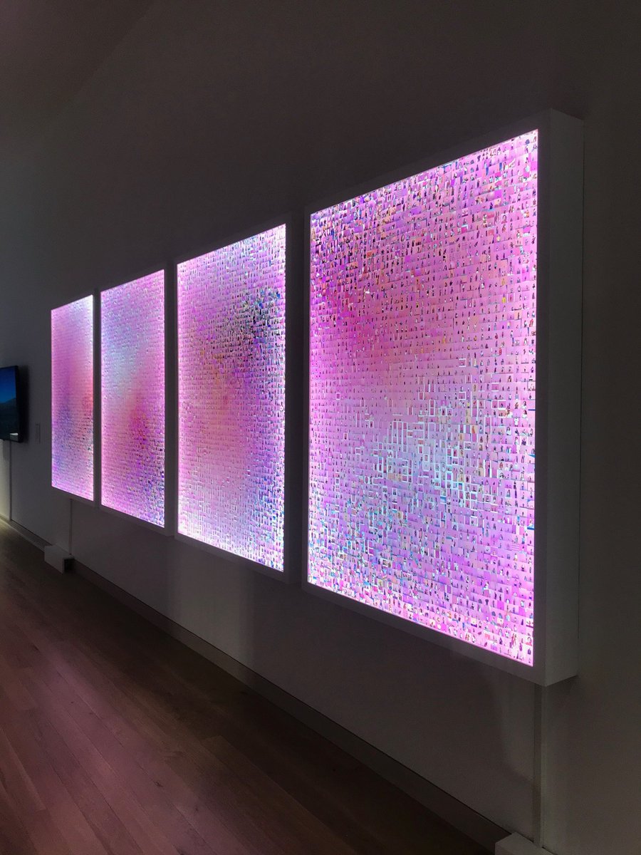 ParkerHarrisCo's tweet photo. One of our 2 founders, Penny Harris, just participated in a great talk about 'How to Get Ahead as an Artist' at the @AestheticaMag #FutureNow2020 Symposium!
🎨 Stephanie Potter Corwin, Murmurations #23, 10 000 selfies, in the Aesthetica art Prize exhibition at @YorkArtGallery https://t.co/J98IyONmMi