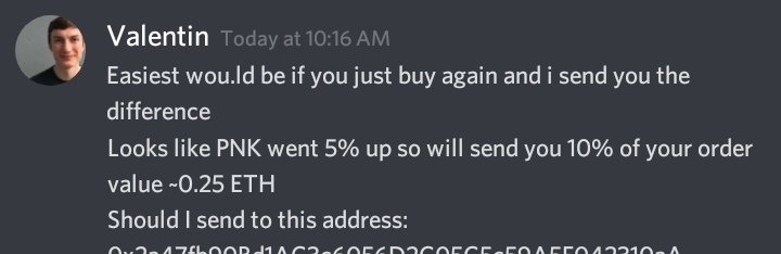 porunapalta's tweet photo. @lamentederafa @buenbit Tuve inconvenientes para transferir a mi wallet los $PNK y rápidamente la gente de @dexdotblue se puso a disposición para resolver el tema y compensar al cliente por los problemas ocasionados. @buenbit no seas #malbit y atende bien a los clientes https://t.co/UO74e9nf60
