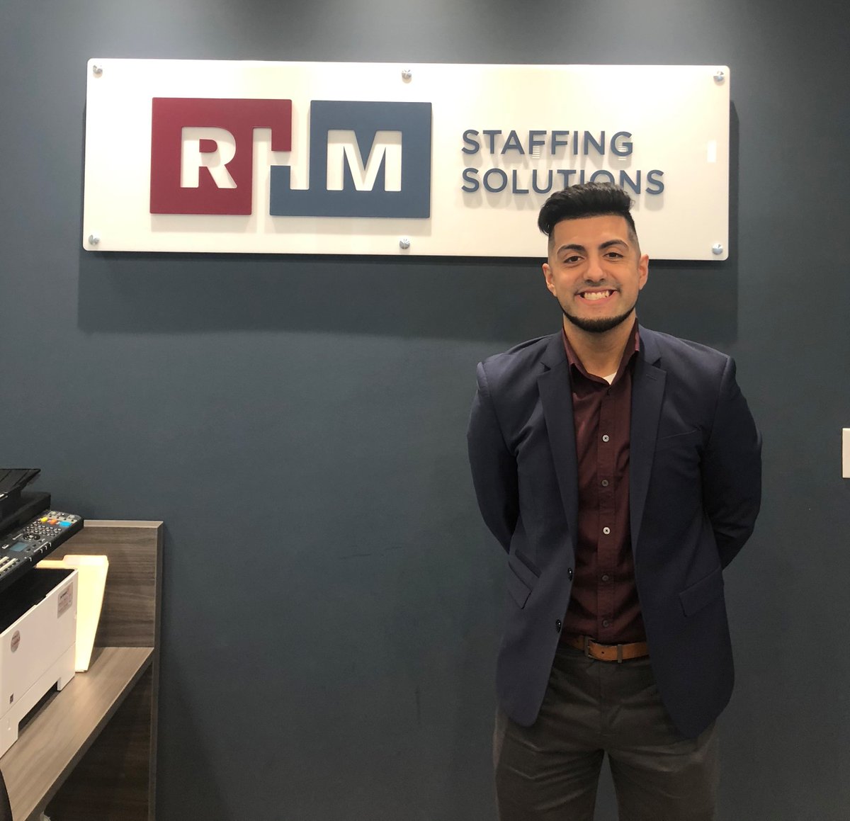 rhmstaffing's tweet photo. We’re excited to announce the promotion of Allan Rodriguez to Recruiting Account Manager at our Schaumburg office. Congrats, Allan! We’re grateful for all the hard work you put in for #TeamRHM. https://t.co/cTZ8QSyL3z
