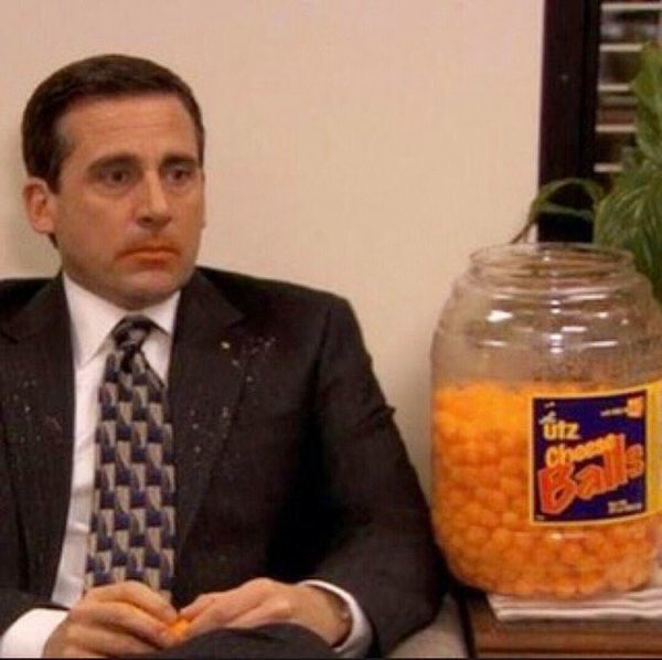 when you’re the last one to panic buy toilet paper and all they have left is cheese balls